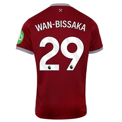Aaron Wan-Bissaka West Ham 2025/26 Home Soccer Jersey