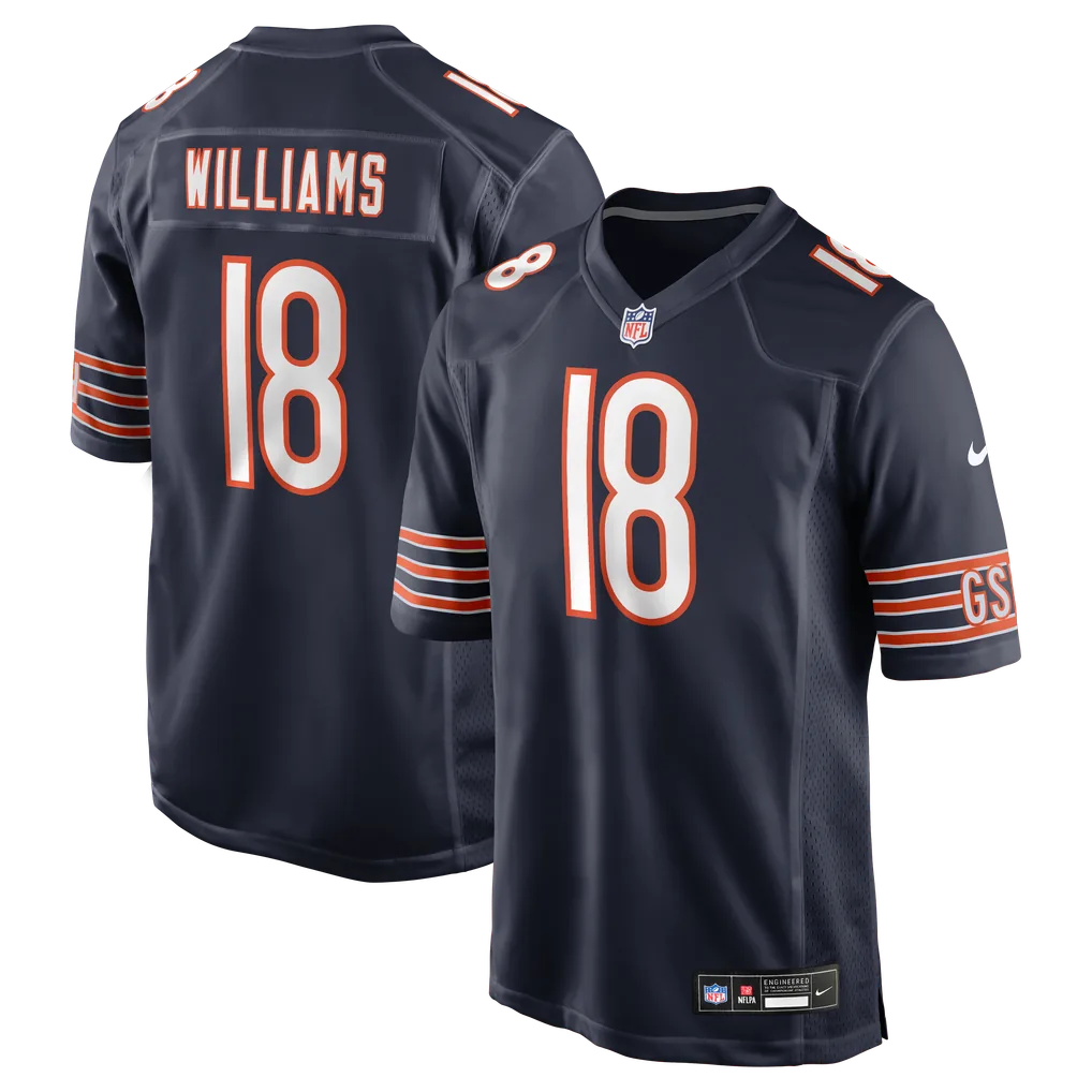 Mens Chicago Bears Caleb Williams Nike Navy Player Game Jersey